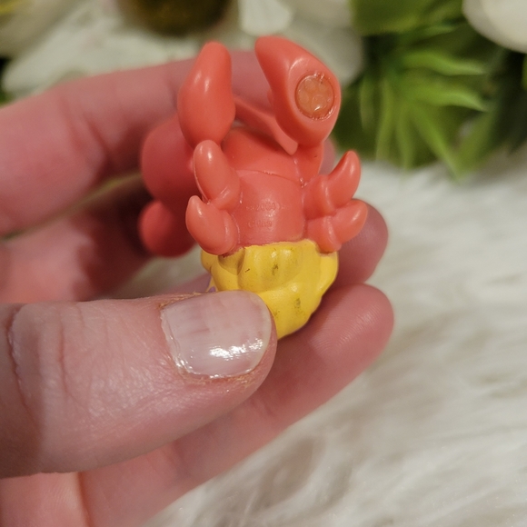 Littlest Pet Shop Authentic LPS #62 Red Hermit Crab Green Eyes Hasbro - Picture 12 of 12